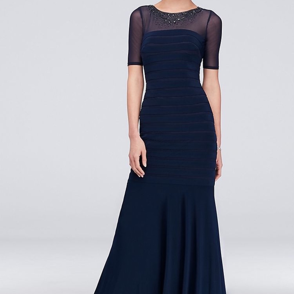 Decode 1.8 NWT Paneled Illusion Mermaid Dress